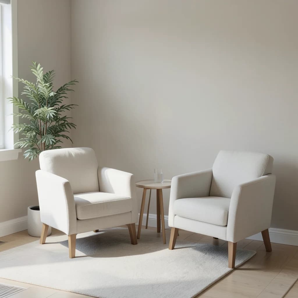 Image of image/Picture of a calm counselling room interior