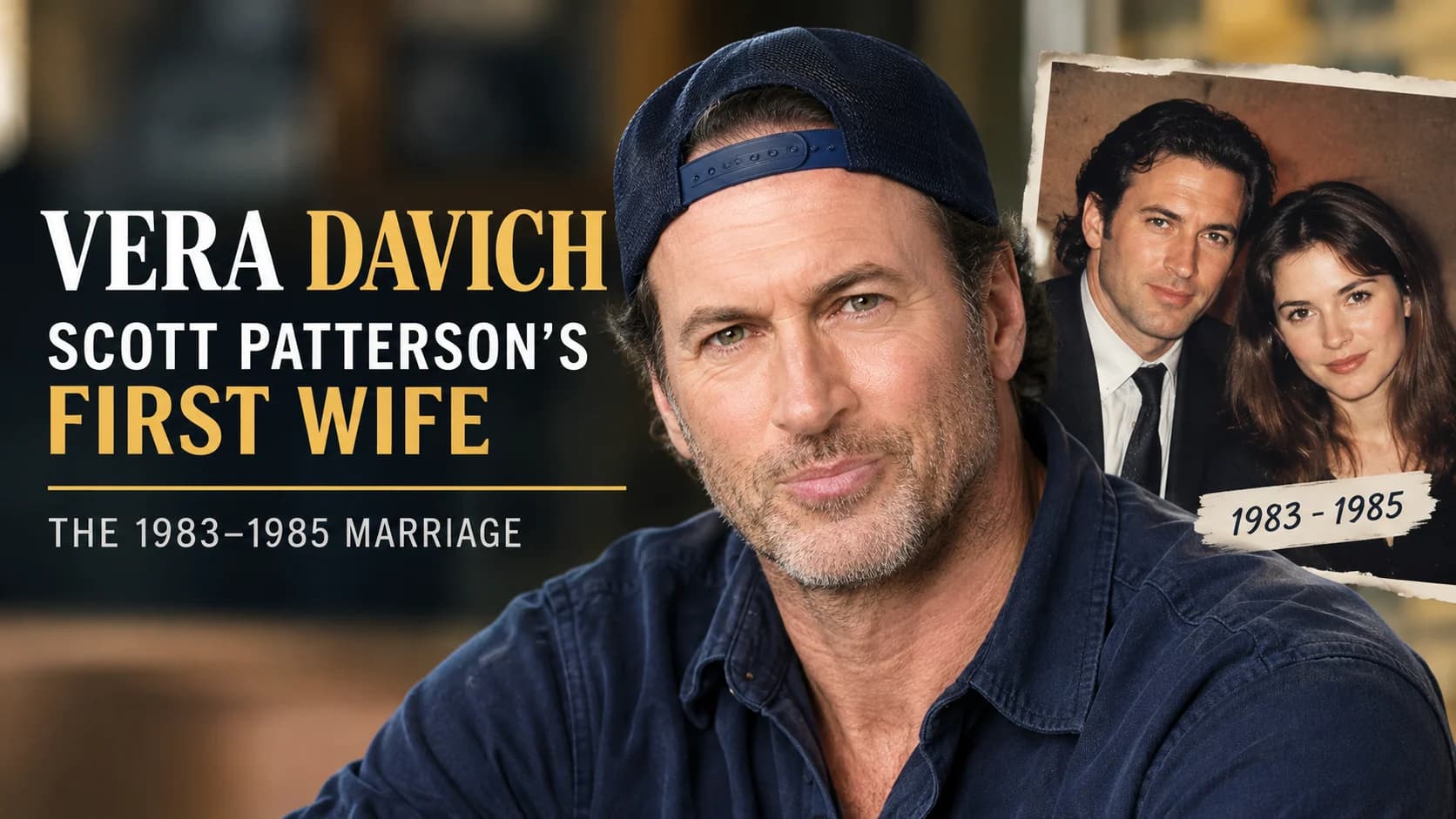 Scott Patterson featured in a biography about Vera Davich, his first wife, and their 1983–1985 marriage.