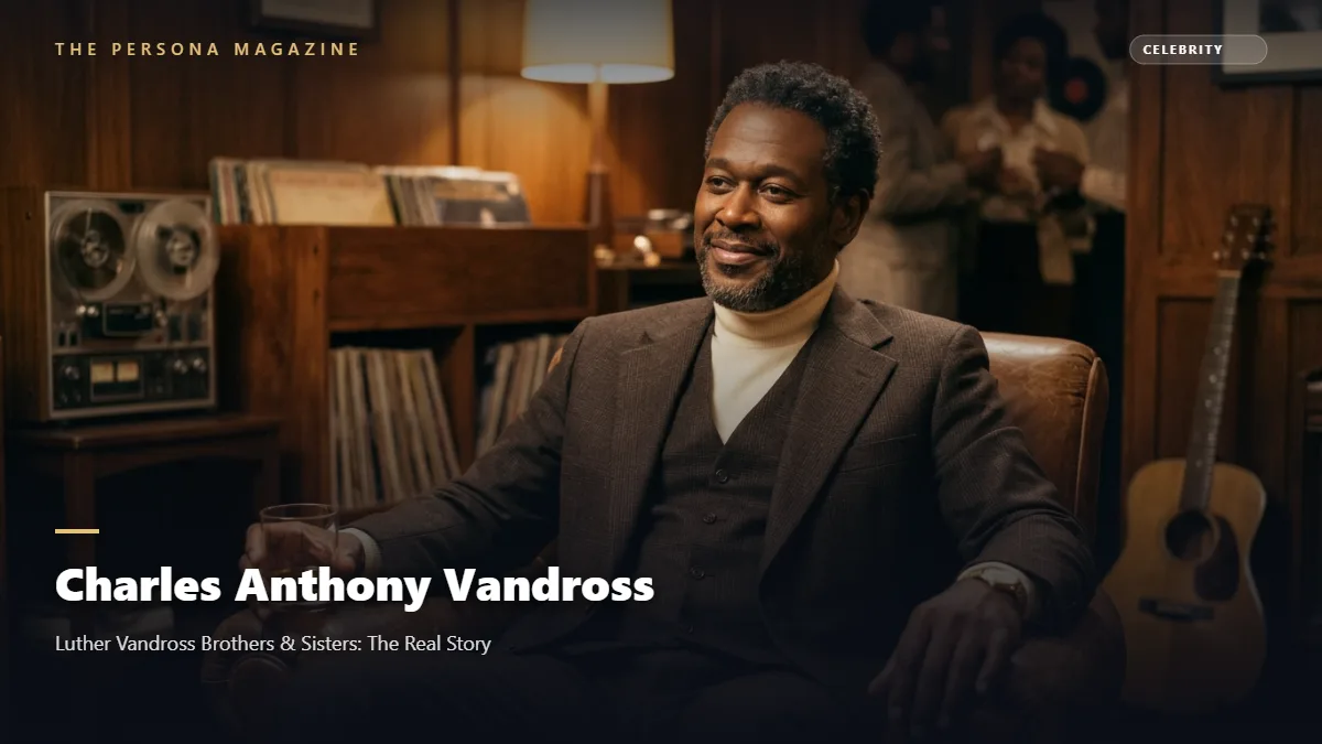 Luther Vandross with brother Charles Anthony and the Vandross family